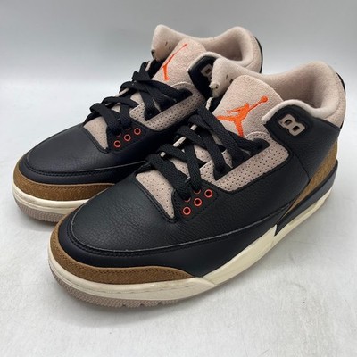 Air Jordan 3 Retro Desert Elephant Black Sneakers CT8532-008 Men's Size 8 New