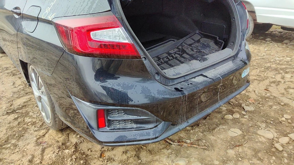 18 HONDA CLARITY Scratched Crystal Black Pearl nh731p Rear Bumper - Imagem 3 de 4