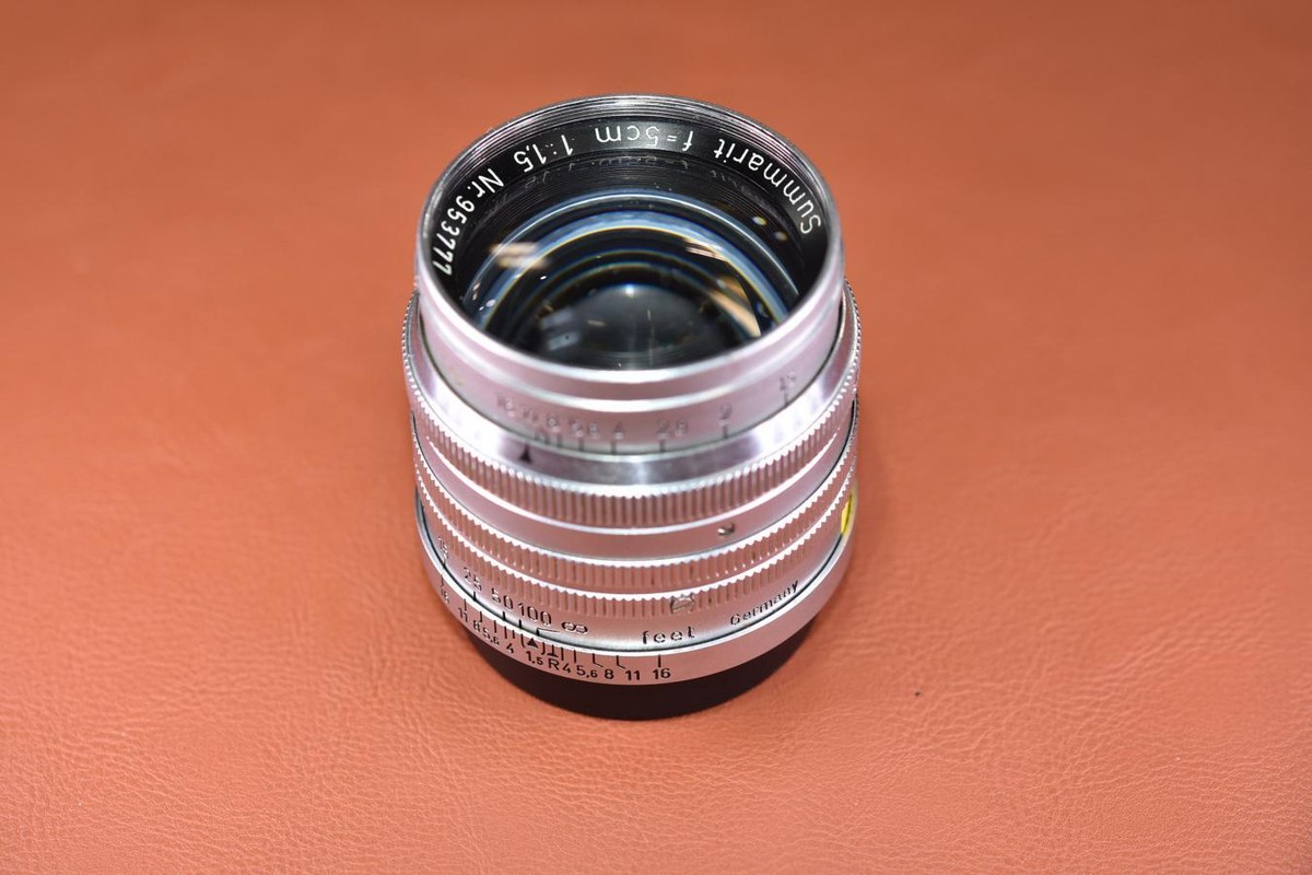 Leica Summarit 5cm 50mm F1.5 Lマウント レンズ Leica Summarit 5cm 50mm f1.5 feet L Mount made in 1952 Rare