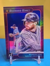 2021 Panini Donruss - Pink Diamond Kings #1 Brandon Lowe - Tampa Bay Rays