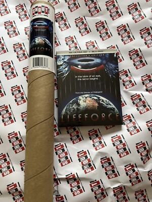 Shout Factory Lifeforce 4k Blu-ray Collector's Edition with Poster. 