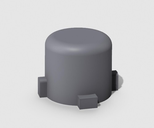 Regalo & Carlson Gate Latch Button - (Button Only) - Picture 7 of 7