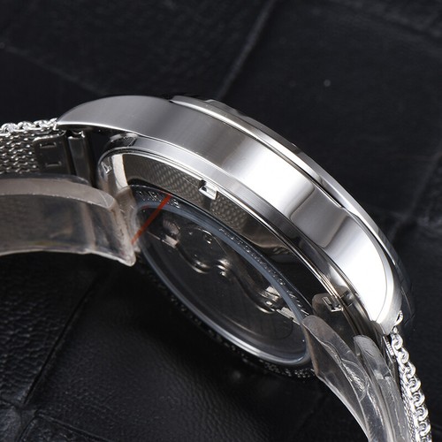 Reloj Pulsera Parnis 41.5mm Power Reverse Automático Hombre Pequeño Indicador Segunda Fecha - Imagen 23 de 73