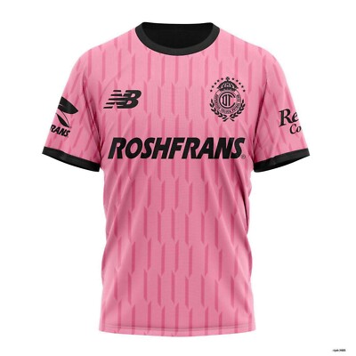 Personalized LIGA MX Deportivo Toluca Shirt Home In Pink Mexico Soccer Apparel