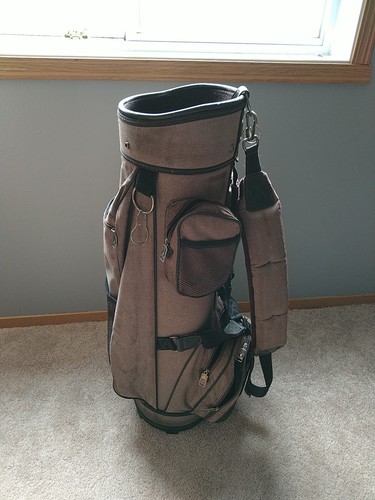 Knight 15-Wege Cart/Carry Golfbag mit Tragegurt, 7 Reißverschlusstaschen & Extras! - Bild 1 von 6