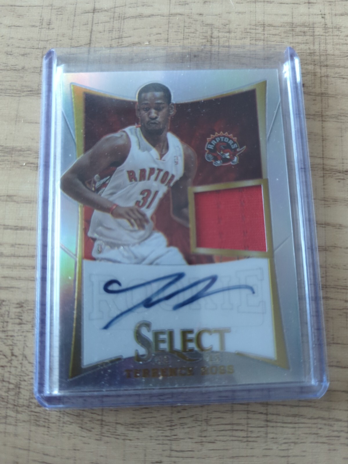 2012-13 Panini Select /199 SILVER Terrence Ross #165 Rookie Auto RC Patch RPA