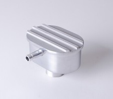 Aluminum Valve Cover Breather Push In Pcv Valve Oval Nostalgic Billet Finned