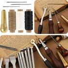 Leather Craft Tool Kit Classic Stitching Sewing Beveler Punch Diy Work Hand Tool