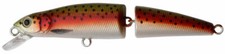 Challenger 3 1/2" JR Jointed Minnow 5/16 Oz Fishing Lure 071 Rainbow Metallic