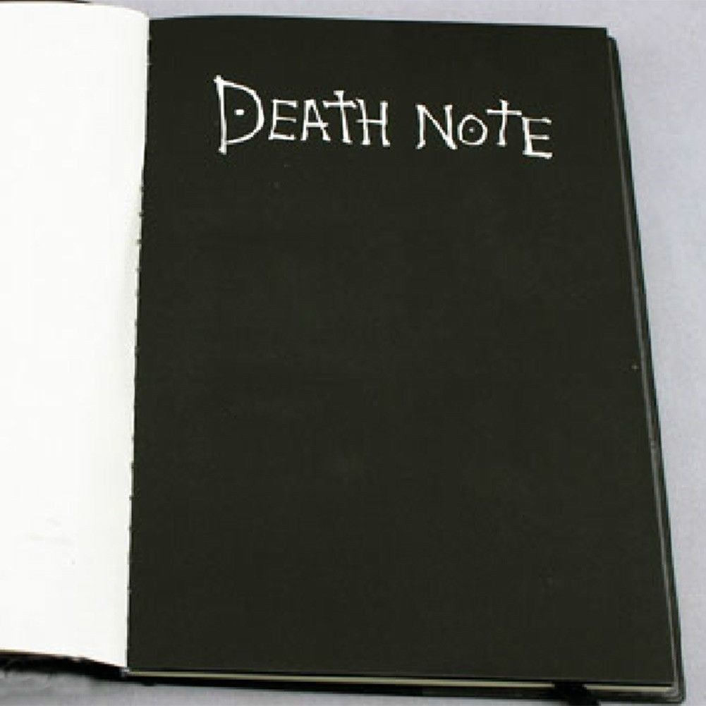 Death Note Japanese Anime Notebook + Feather Pen Writing Journal 