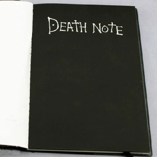 Death Note Cosplay Notebook W/ Feather Pen Book Anime Theme Writing Journ Top - Picture 10 of 10