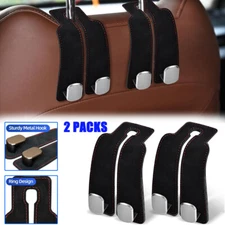 2 Packs Double Car Headrest Hooks Seat Back Hanging Storage Purses Bags Hanger