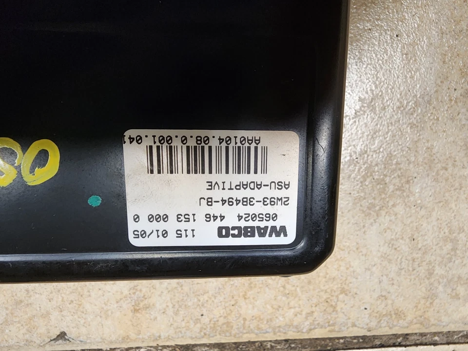 2004 05 2006 JAGUAR XJ8 VANDEN PLAS MÓDULO DE CONTROL DE SUSPENSIÓN NEUMÁTICA 2W93-3B494-BJ Foto 2 de 2