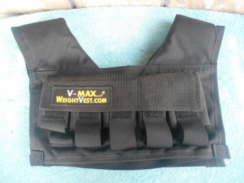 V-MAX Short Weight Vest workout training For 25 lbs NO WEIGHTS INCLUDED.