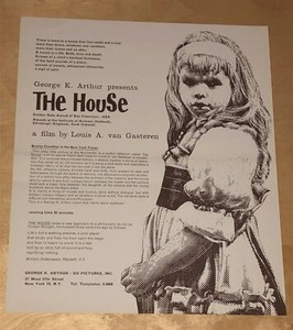 The House Film Ad Louis A Van Gasteren Movie George K Arthur Go Pictures Inc