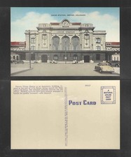 1950s UNION STATION DENVER COLORADO POSTCARD