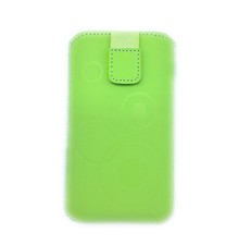 Handy Tasche grün für Telme C151 - Schutz Hülle Gürtel Etui Slim Case