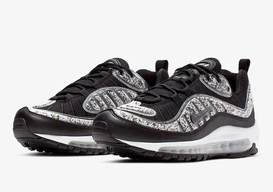 Air max 98 black and white womens top