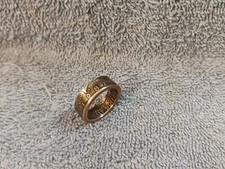 1982 Kennedy Half Dollars size 9- 1/2 coin ring handmade mixed metals  A 