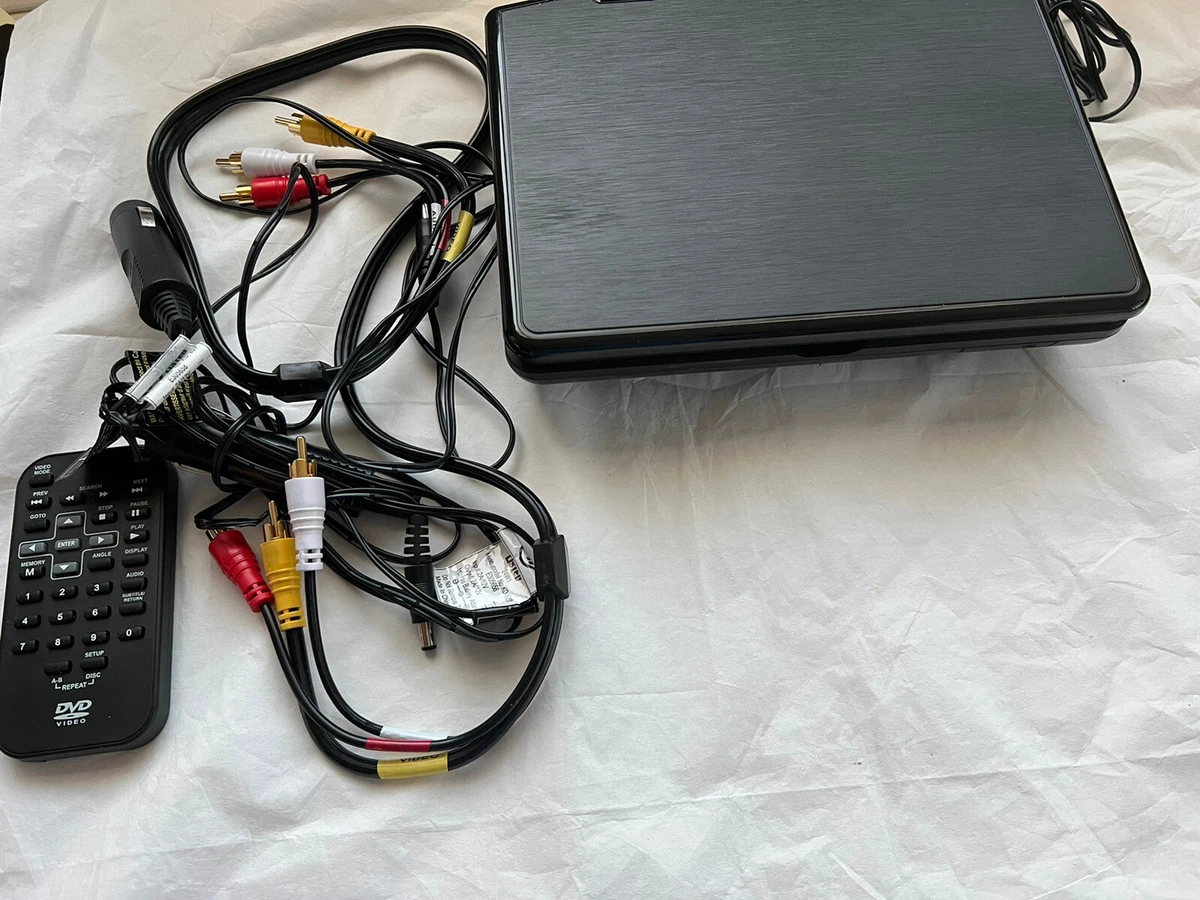 RCA Portable DVD Player DRC98090 9” inch LCD Screen with Power Cord & remote