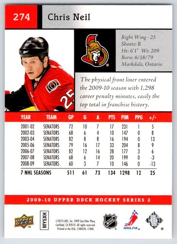 2009-10 Upper Deck SERIES 2 UD NHL cartes de hockey (251 - 449 ) - U-Pick from list - Photo 49 sur 391