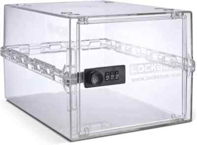 2PK Lockabox One Secure Code Lockable Storage Box Compact Hygienic Food Medicine
