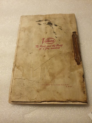 VILLIERS MK4F MK2 MK3 Midget SPARE PARTS LIST (4 Villiers owner books) - Bild 7 von 7