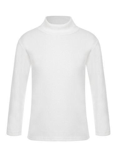 Unisex Children Thermal Underwear Long Sleeve Turtleneck T-Shirt Warm Shirts AU - Picture 3 of 43