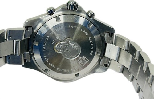 Discount Tag Heuer Aquaracer CAF1111.BA0803 Chrono Quartz Watch Excellent A3271 - Picture 6 of 12