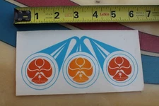 HIC Hawaiian Island Creations Surfboards Neon Clear 80's Vintage Surfing STICKER