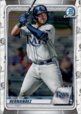 2020 BOWMAN CHROME TAMPA BAY RAYS - RONALDO HERNANDEZ #BD-161