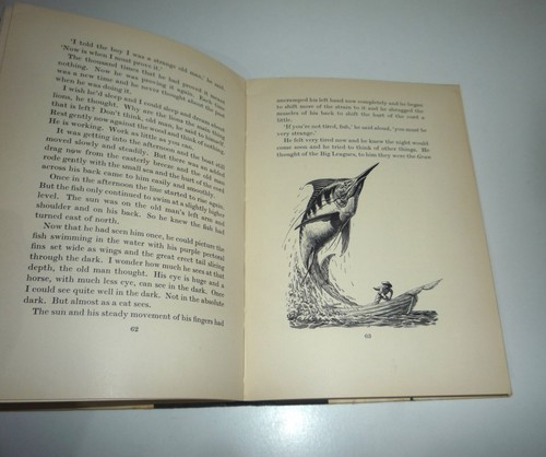 THE OLD MAN & THE SEA BY ERNEST HEMINGWAY DATED 1955 - Picture 10 of 13