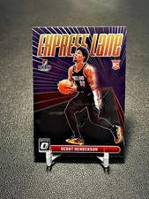 2023-24 Donruss Optic Basketball Scoot Henderson #14 Express Lane Blazers RC