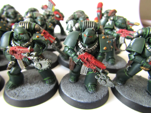 A18 WARHAMMER 30K SPACE MARINES DARK ANGELS -LEGION MKVI TACTICAL SQUAD 24 MODEL - Picture 3 of 12