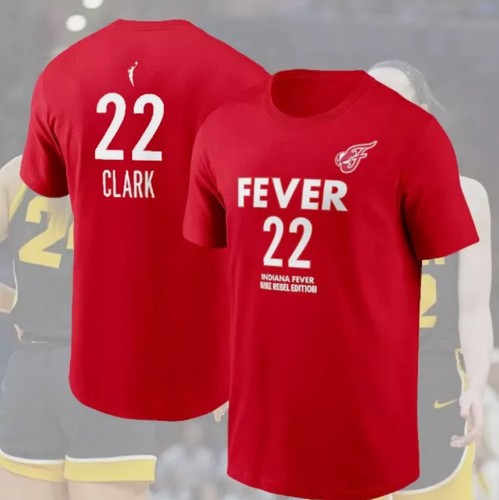 Caitlin Clark #22 Indiana Fever 2024 Player Name & Number T-Shirt - 第 1/6 張圖片