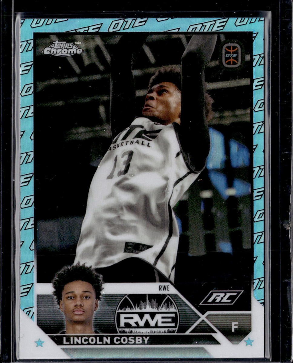 2023-24 Topps Chrome OTE #59 Lincoln Cosby Rookie OTE Logo