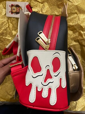 Loungefly Funkon 2021 Snow White Evil Queen Mini Backpack Disney Loungefly Evil Queen Snow White Mini Backpack 2021  main image 2