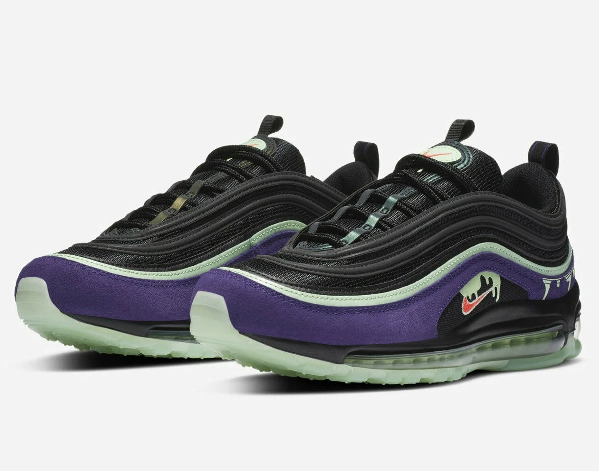 Purple and green sales air max 97