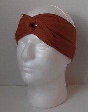 Nike Twist Knot Headband Adult Unisex Dusty Peach/White