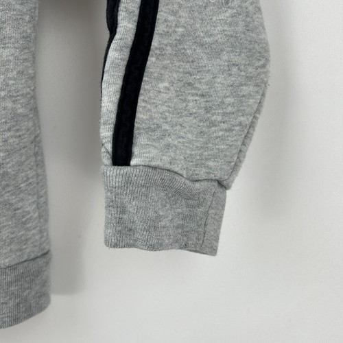 Adidas Full Zip Hoodie Gray with Black Logo Toddler Size 3T Outdoor Kids - Picture 5 of 12