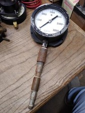 Vtg Ashcroft Duragauge 0-3000 PSI Pressure Gauge 5" 316 Tube 316 Socket Welded