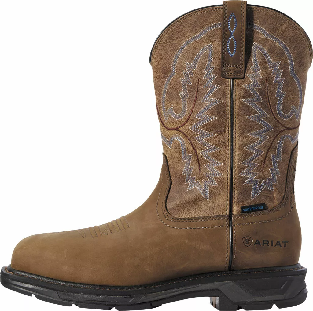 Ariat Men s Workhog XT Square Soft Toe Waterproof Wellington Work Boots 10031474