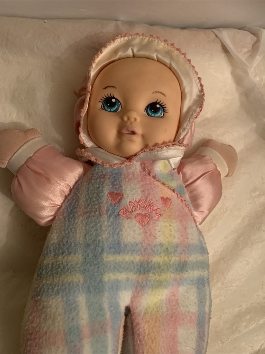 Plush Playskool Hasbro 1996 Baby Blankies Pillow Snuzzles Duck Canard