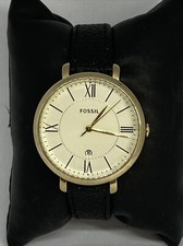 Fossil Jacqueline ES3434 Womens Leather Champagne Analog Dial Quartz Watch RK416