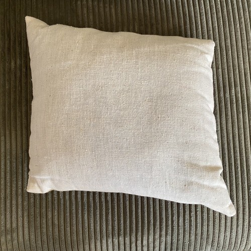 Vintage Geometric Needlework Pillows Handmade Set Of 3 Lumpy - Picture 5 of 7