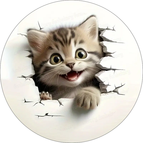 Cat Cake Topper Party Decoration Edible Birthday Celebration Cupcake Cute sweet - Picture 11 of 13