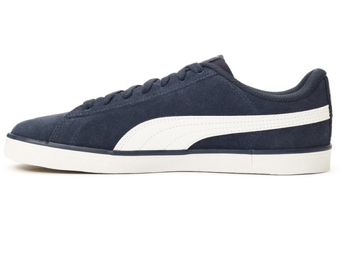 PUMA Classic Unisex Urban Plus SD Peacoat Suede Shoes US8.5 Navy & White - Picture 11 of 12
