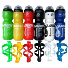 1 Set Superlight PC Road MTB Bike Water Bottle and Bottle Cages Rack Holder