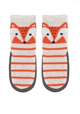 Baby/Toddler Boy Jumping Beans Fox Striped Slipper Socks 6-12 Months