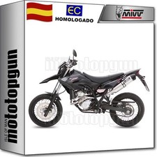 silencioso homologado oval acero mivv por yamaha wr 125 x 2009 09 2010 10